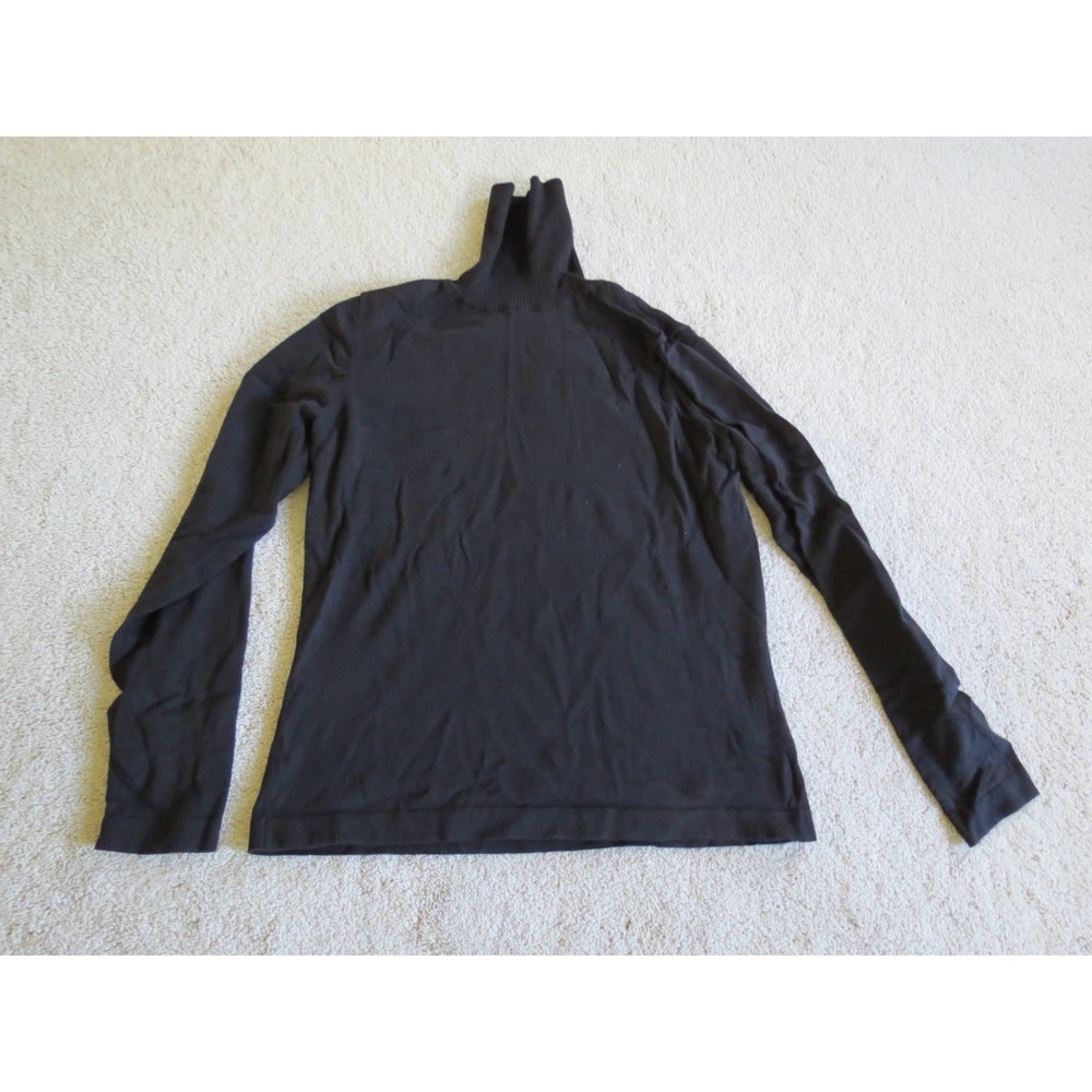 Lilly Pulitzer Black Long Sleeve Turtleneck Shirt Size Medium